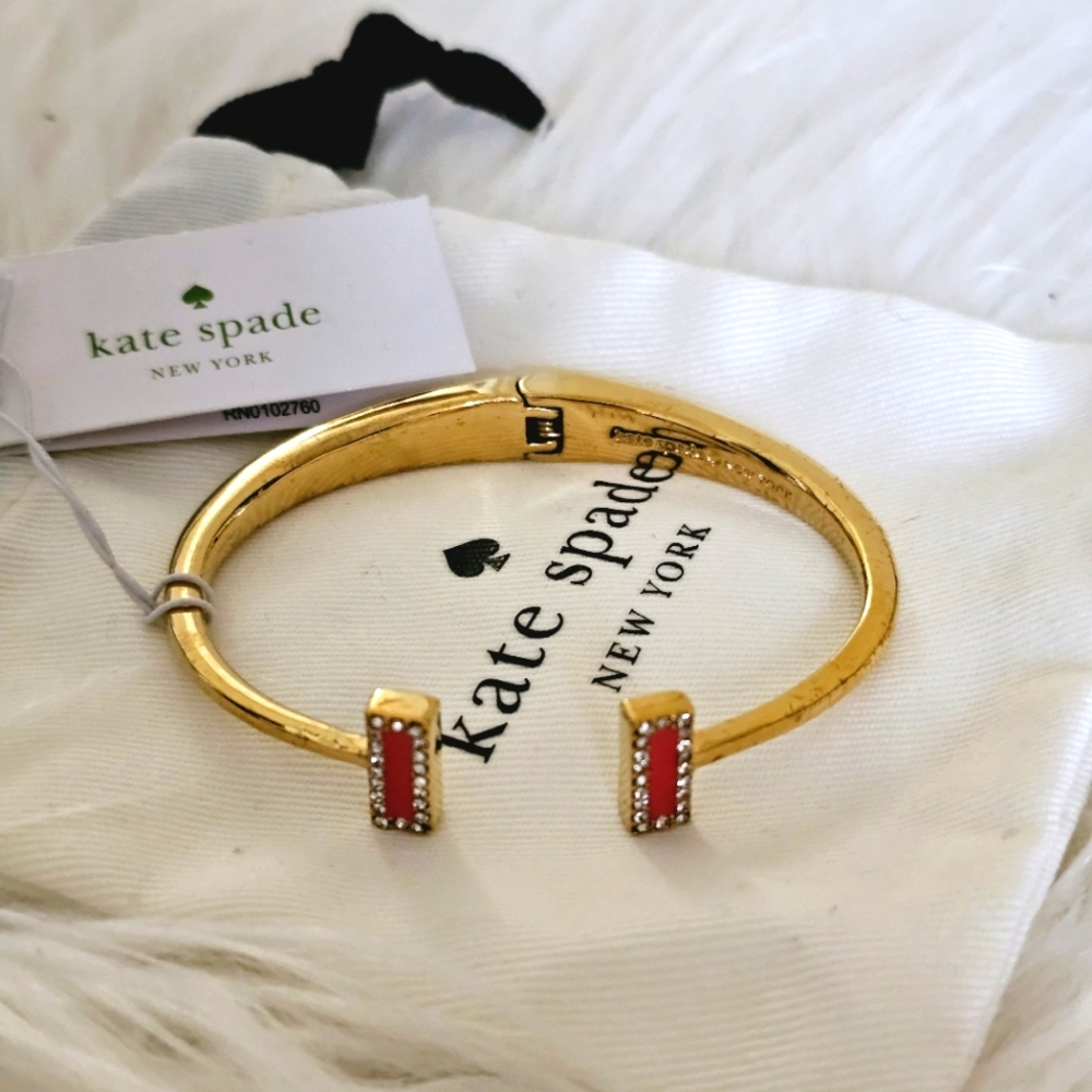 NWT Kate Spade Raising The Bar Hinge Bracelet
